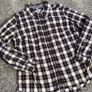 Carhartt Purple Plaid Button Down Shirt Carhartt Medium Cotton
